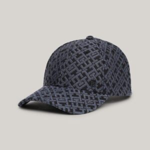 TH MONOGRAM AOP 6 PANEL CAP