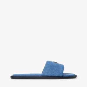 TJW PADDED DENIM CASUAL SLIDE