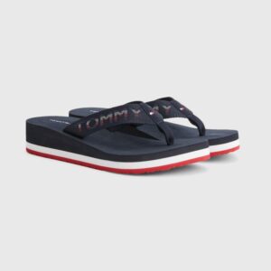 COLORED TH WEDGE BEACH SANDAL
