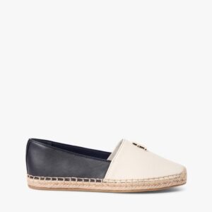TH LOGO LEATHER ESPADRILLE