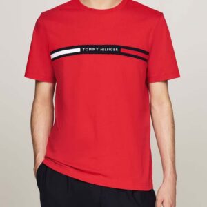 HILFIGER CHEST INSERT TEE