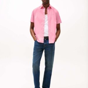 FLEX POPLIN SOLID S/S SHIRT