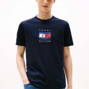 LINEAR FLAG GRAPHIC TEE