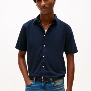FLEX POPLIN SOLID S/S SHIRT