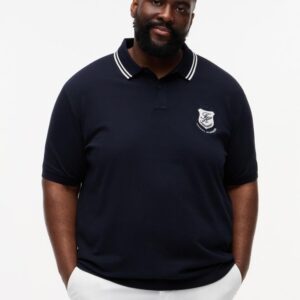 BT-PIQUE BADGE REG POLO-B
